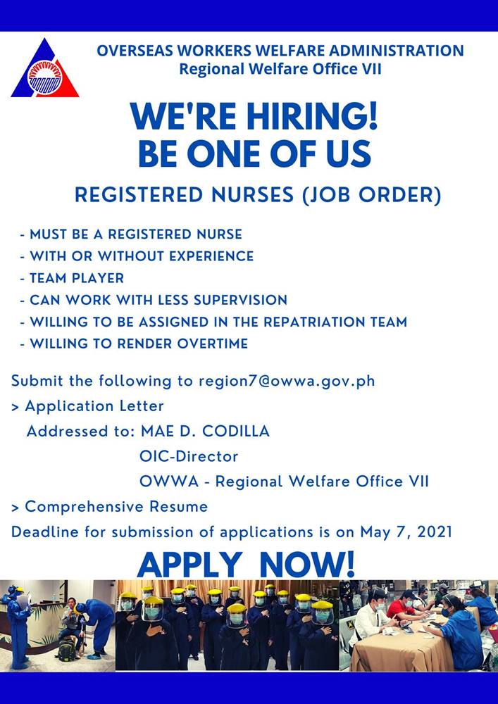 OWWA Registered Nurses Job