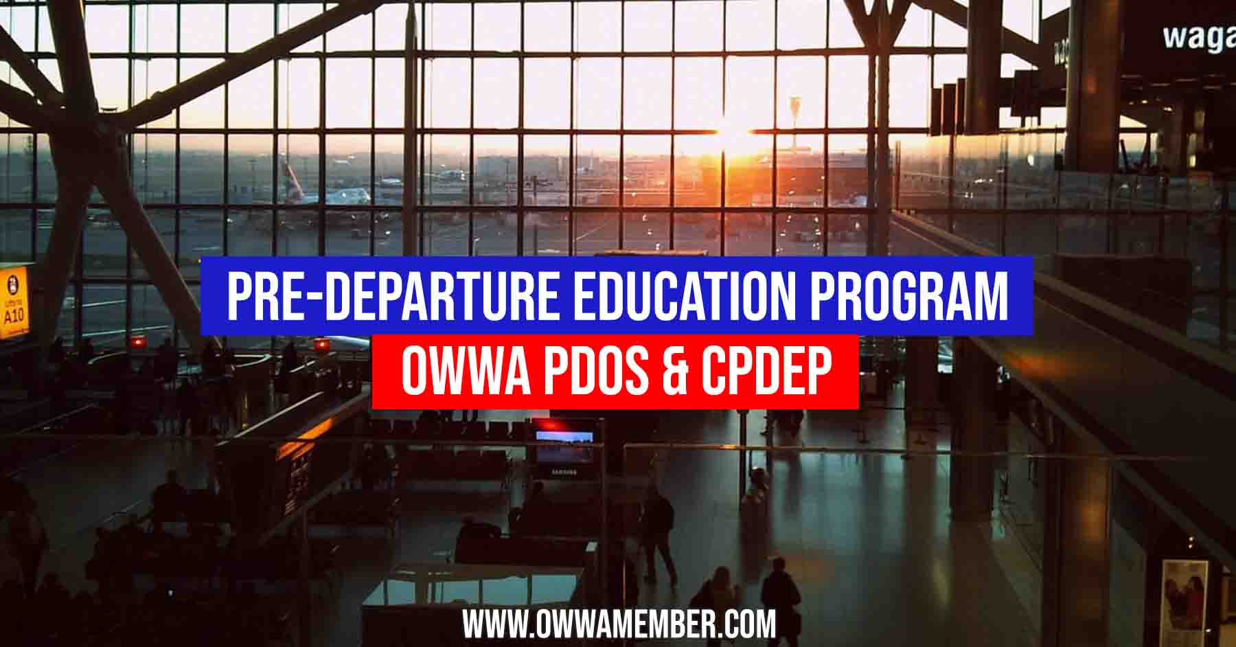 owwa predeparture pdos and cpdep
