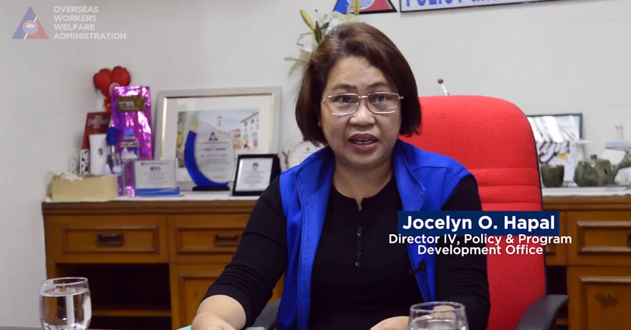 Jocelyn O. Hapal, Director IV, Policy & Program Development Office