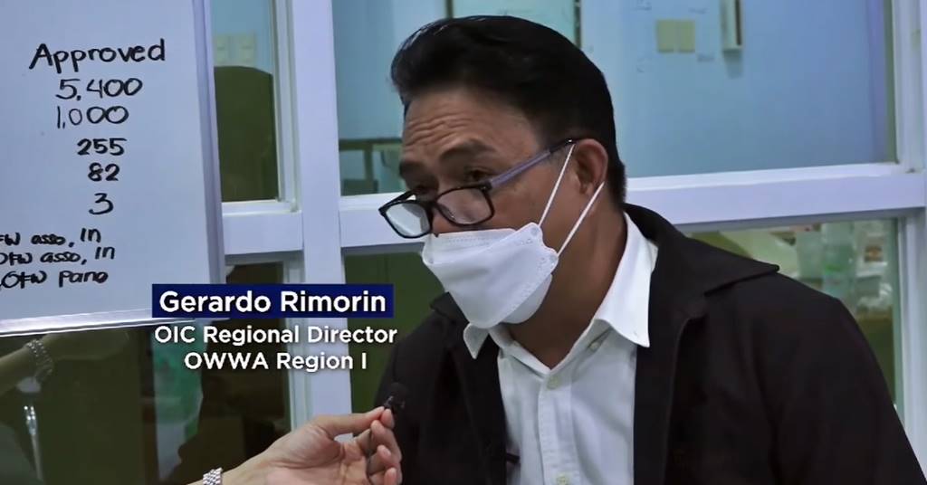 gerardino rimorin owwa regional director