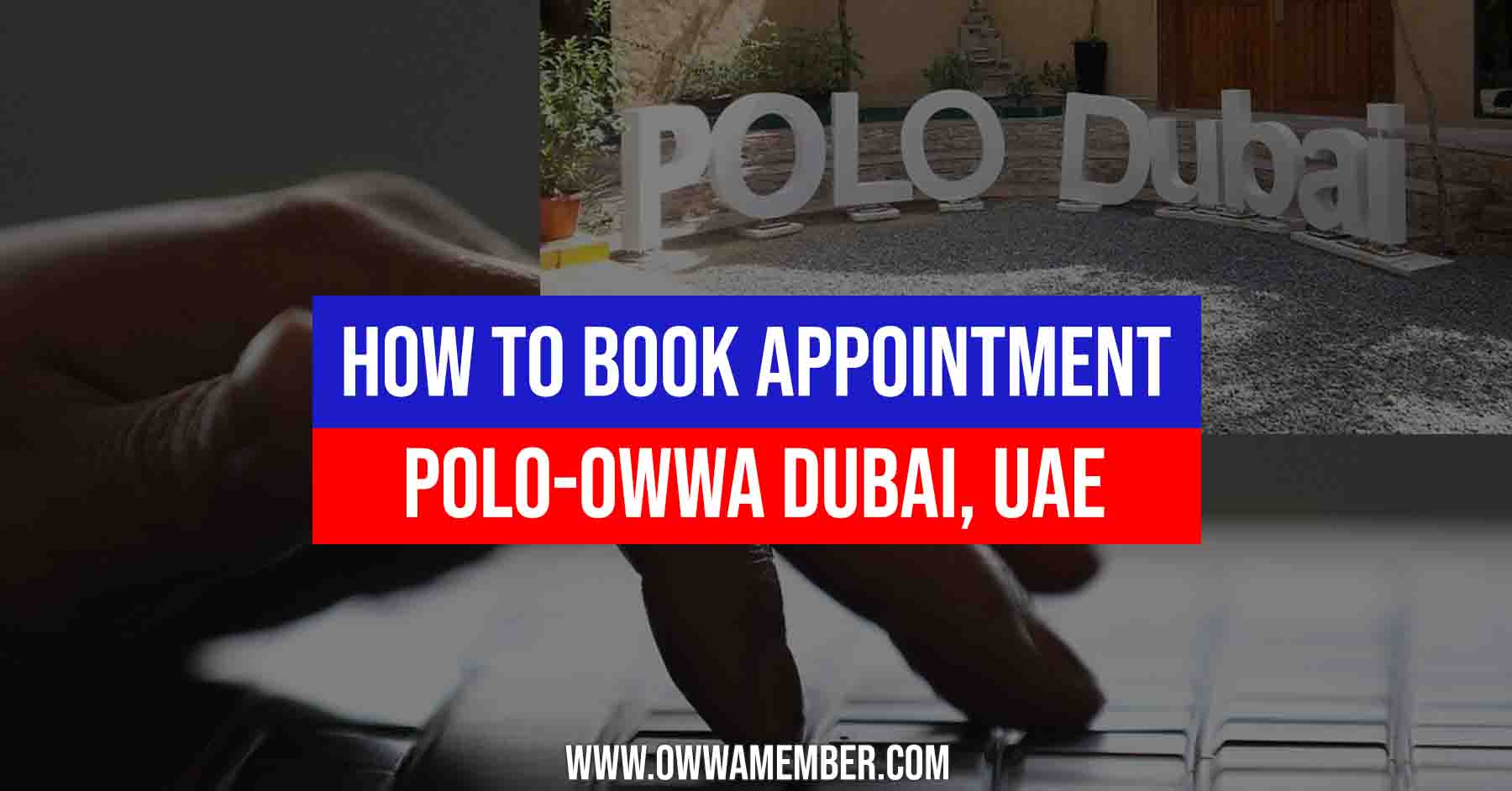 how to book an appointment owwa dubai