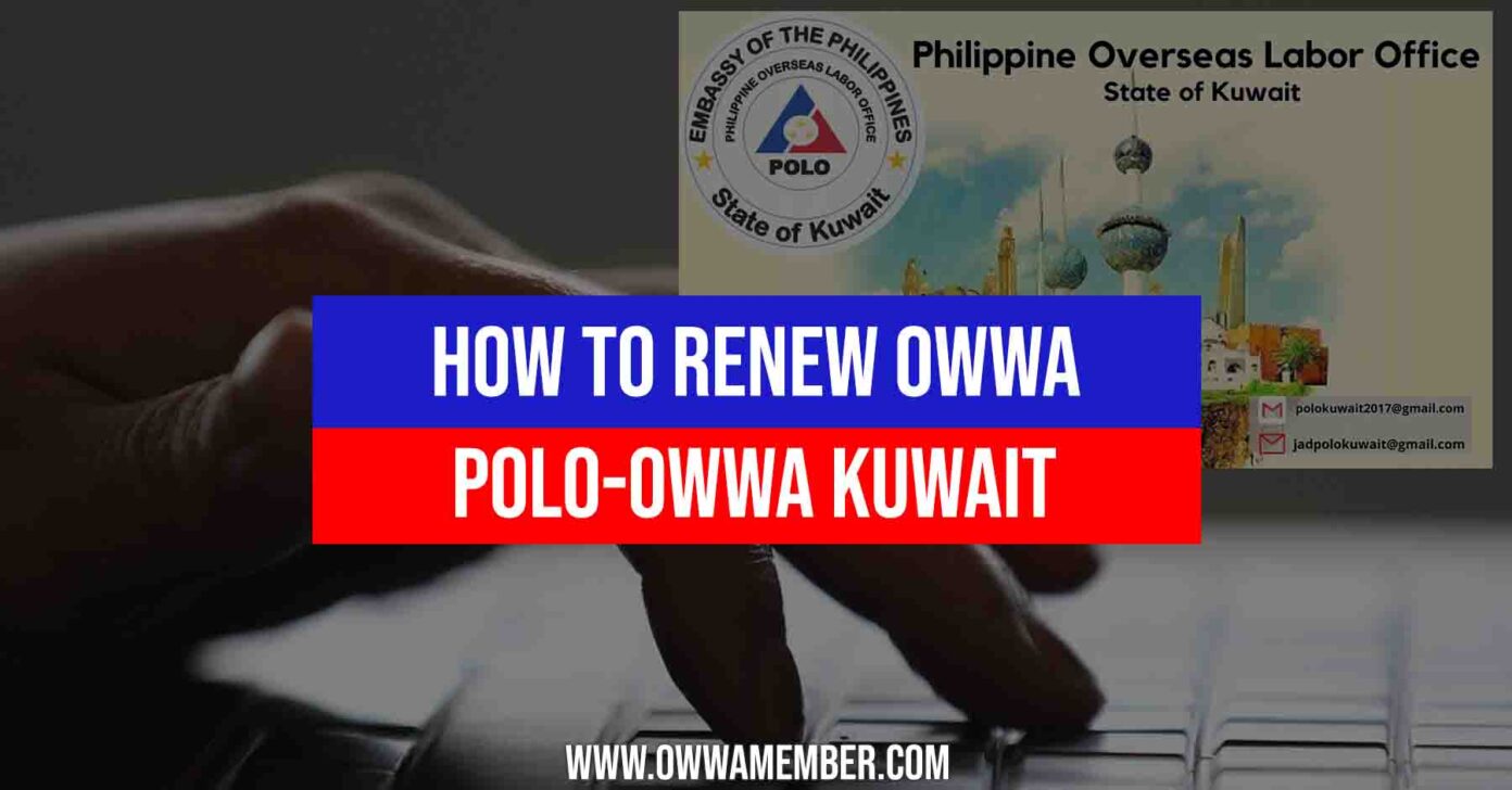 How to Renew OWWA Membership in Kuwait | OWWA Member