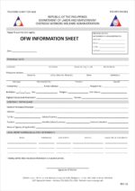 How to Get OWWA Membership Form (OFW Information Sheet) Online - OWWA ...