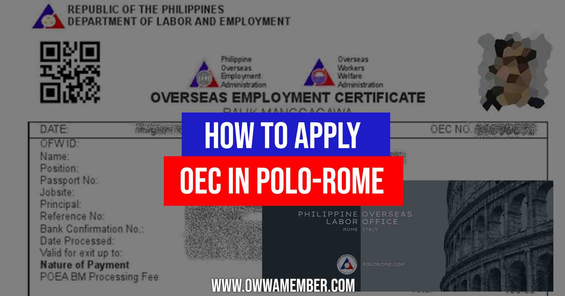 how-to-get-oec-polo-rome-online-appointment-owwa-member