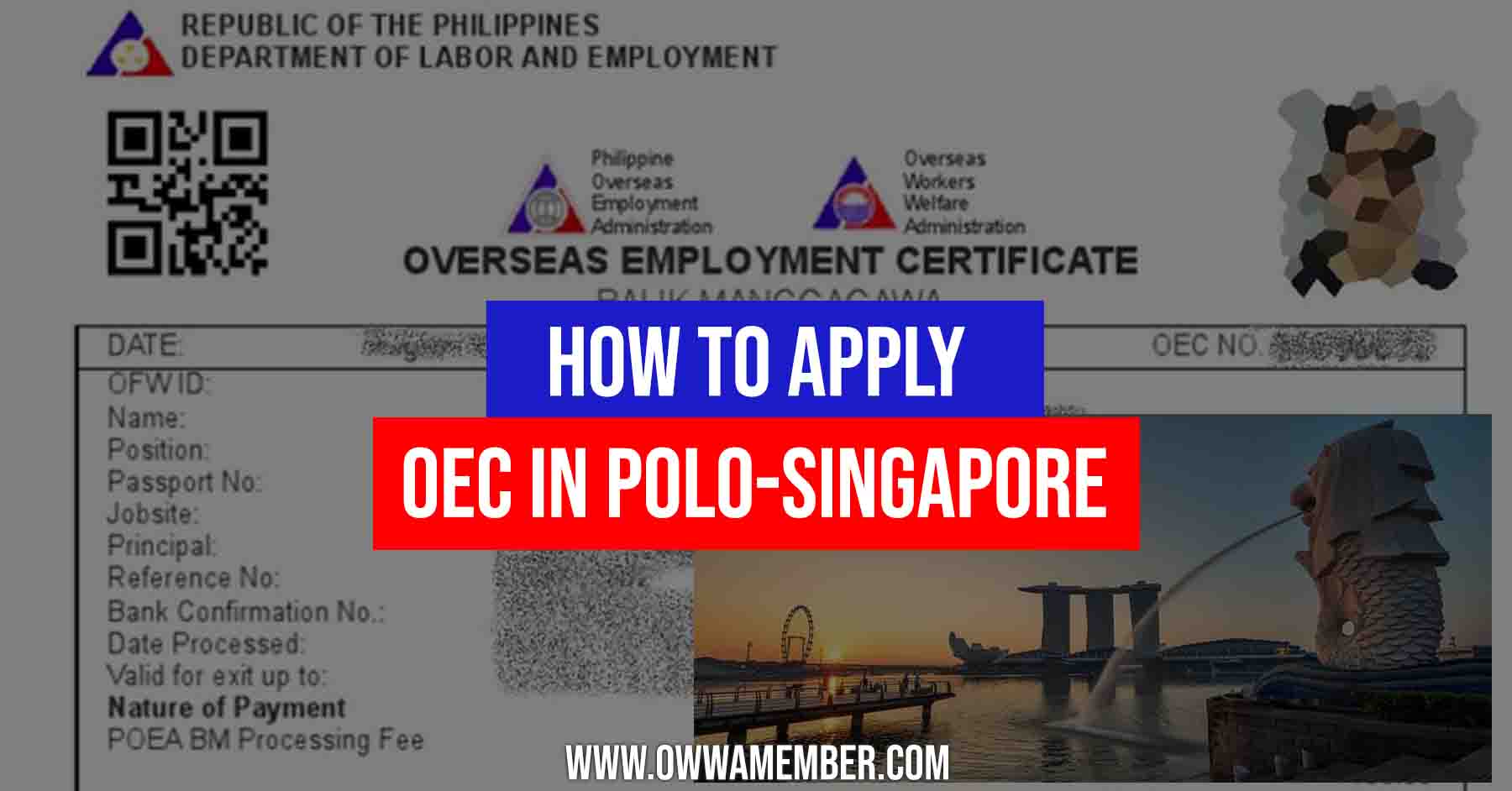 how to apply oec in polo singapore