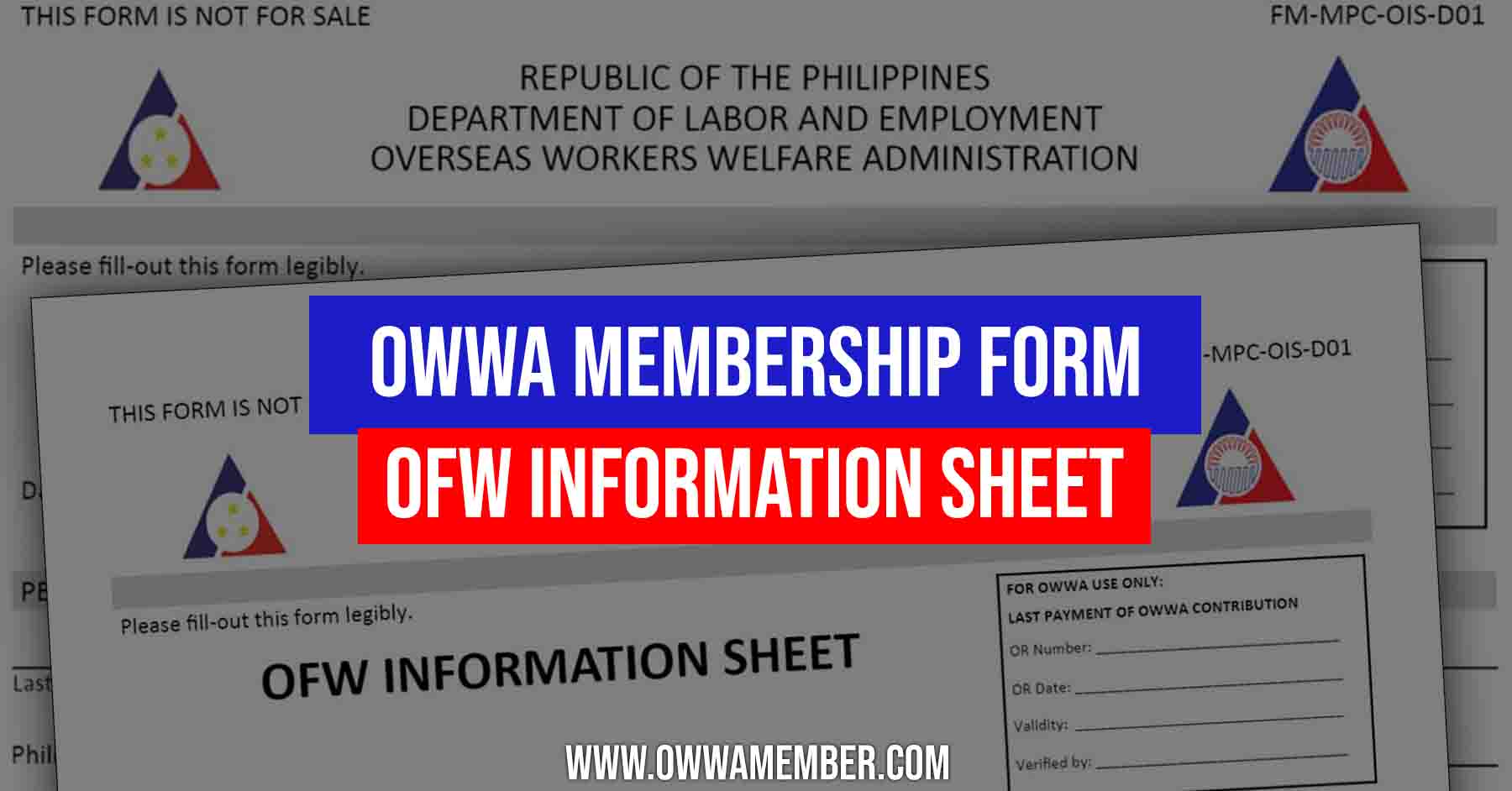 How To Get OWWA Membership Form OFW Information Sheet Online OWWA 