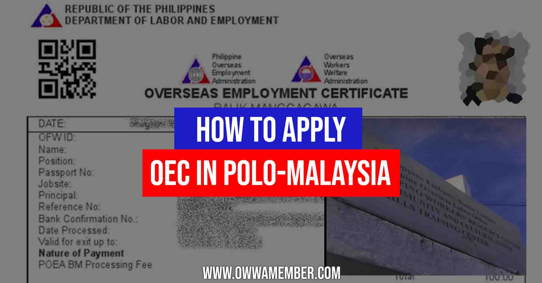 how to apply oec balik manggagawa malaysia