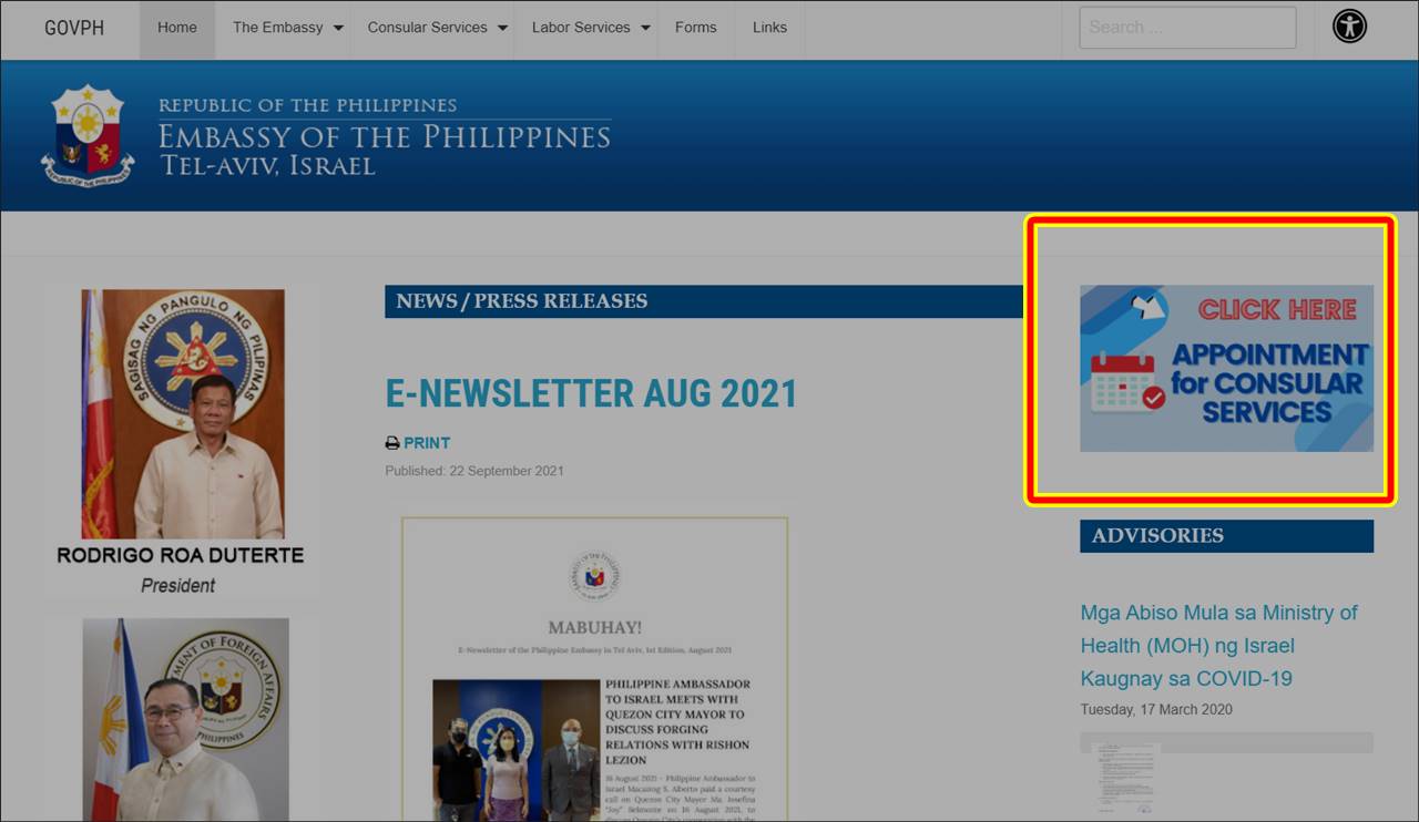 ph embassy website owwa consular service