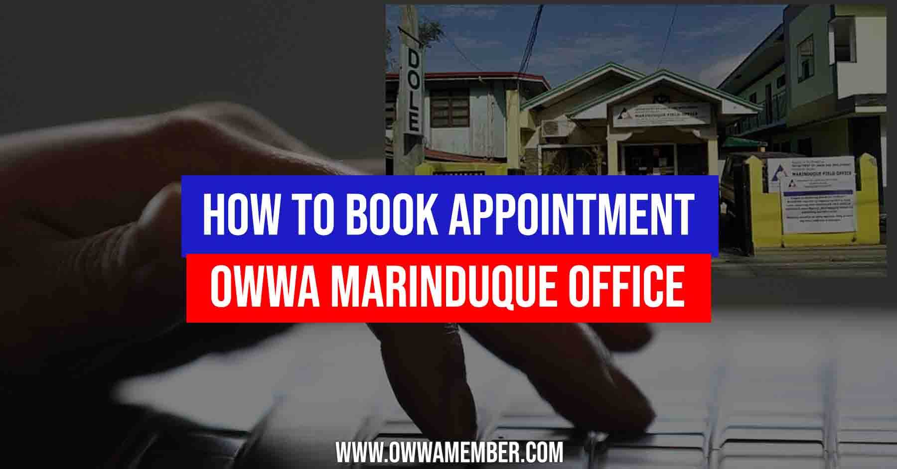 renew owwa in dole marinduque field office