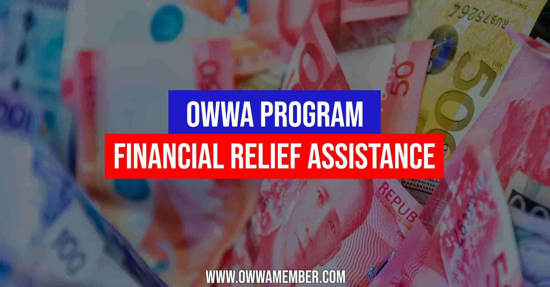 owwa financial relief assistance package