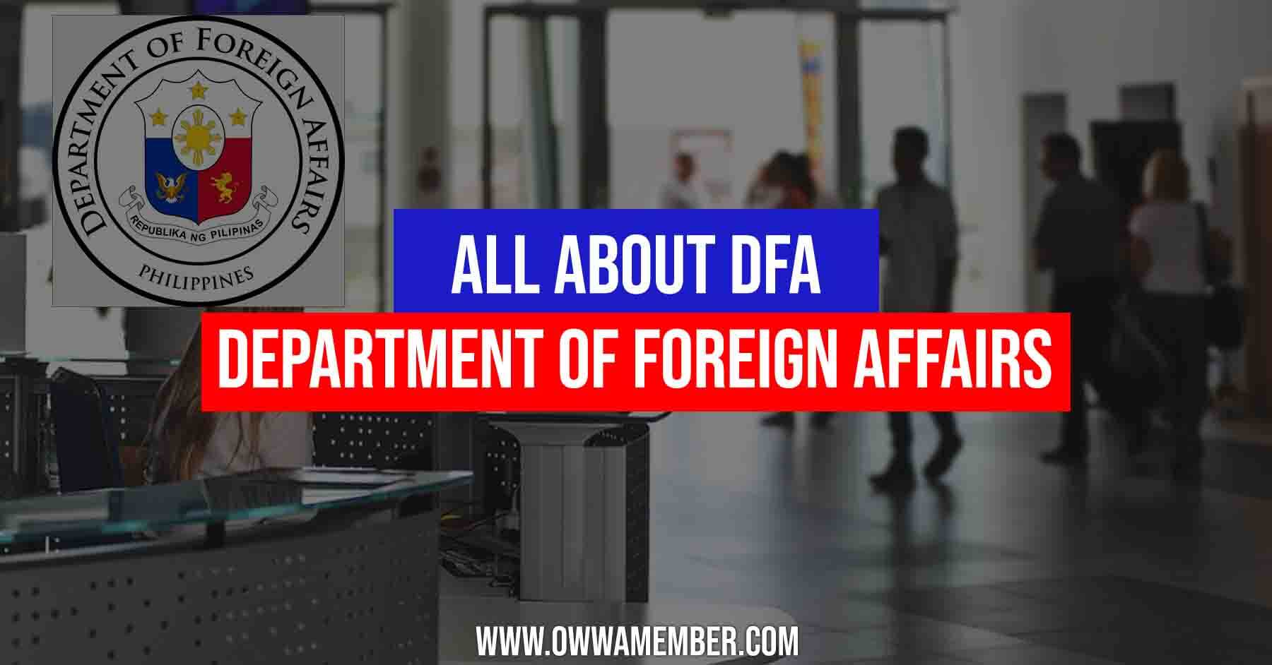 Department Of Foreign Affairs Philippines