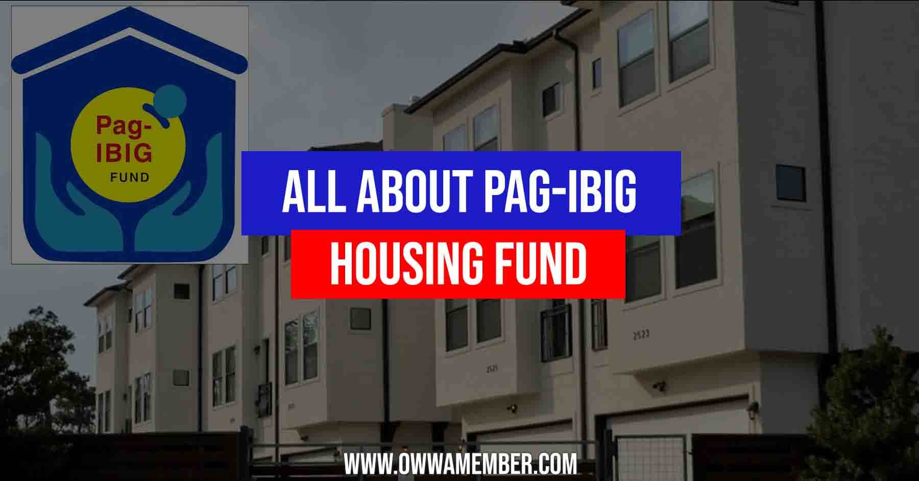 pag-ibig housing fund philippines