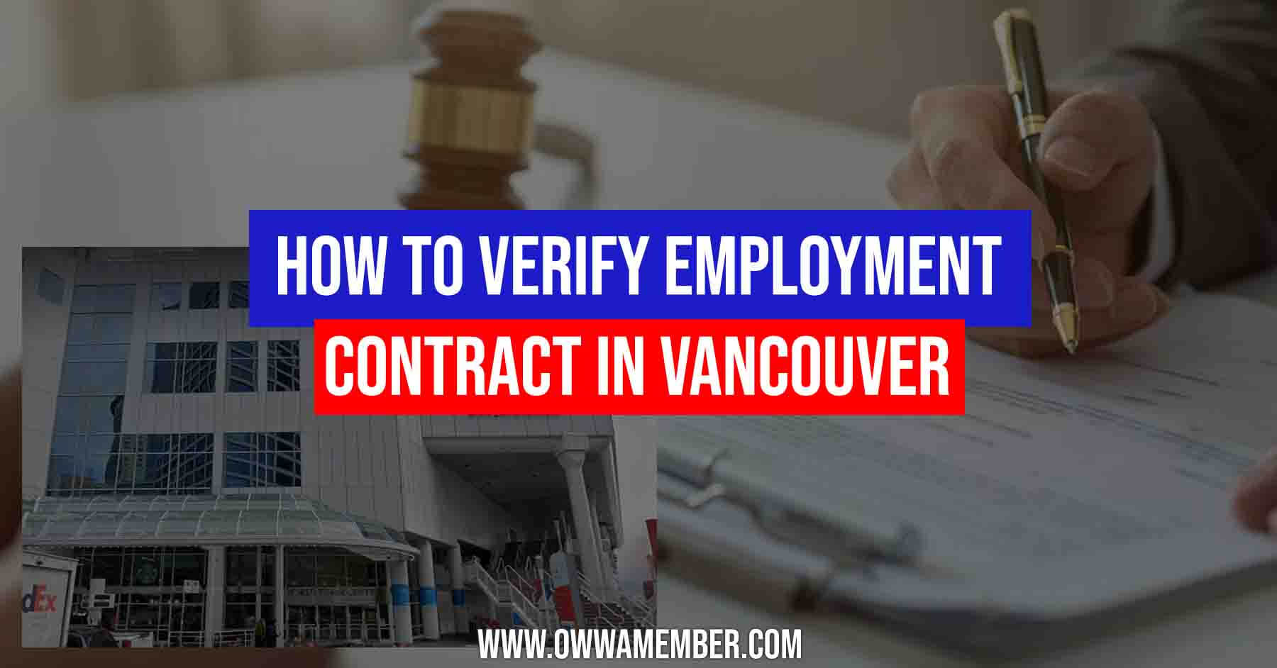 individual contract verification process in vancouver canada