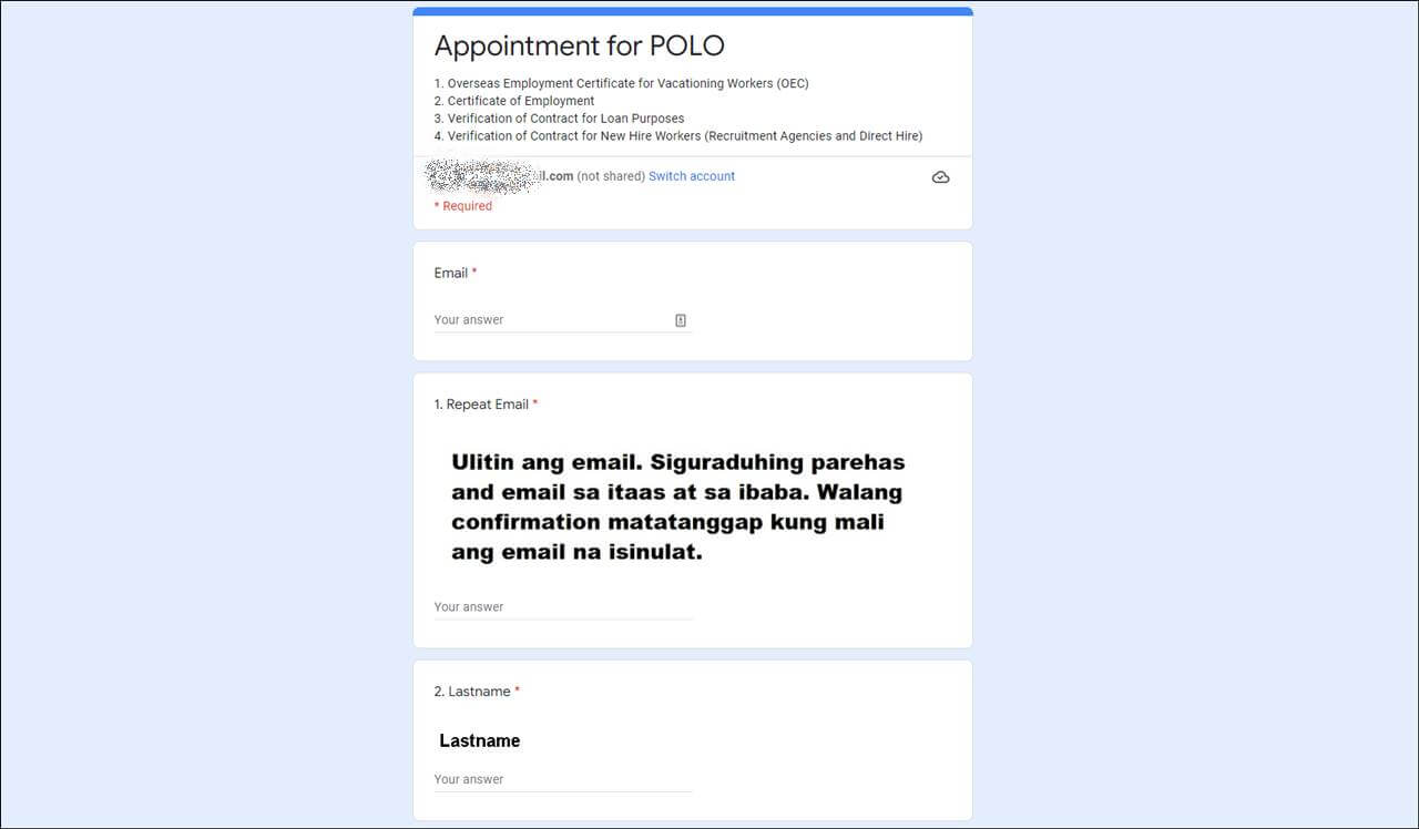 POLO Israel appointment booking