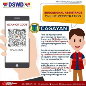 DSWD Region 2 Educational Assistance QR Code Cagayan