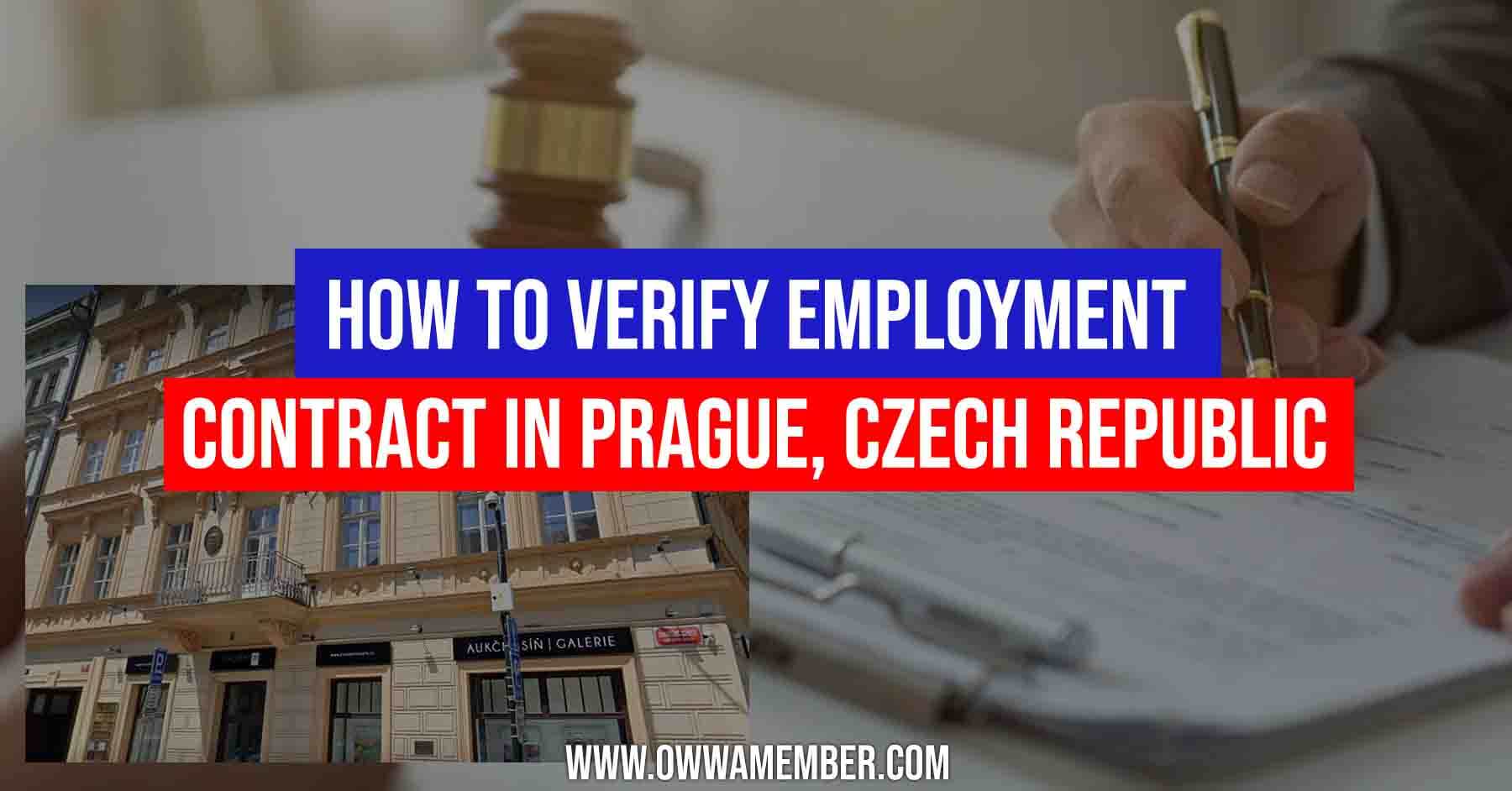 contract verification process in prague czech republic