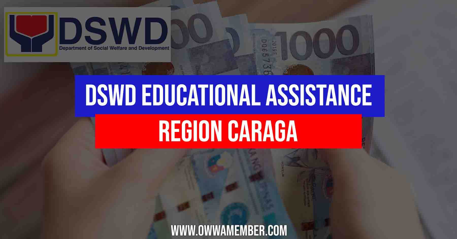 dswd caraga region educational cash assistance for students