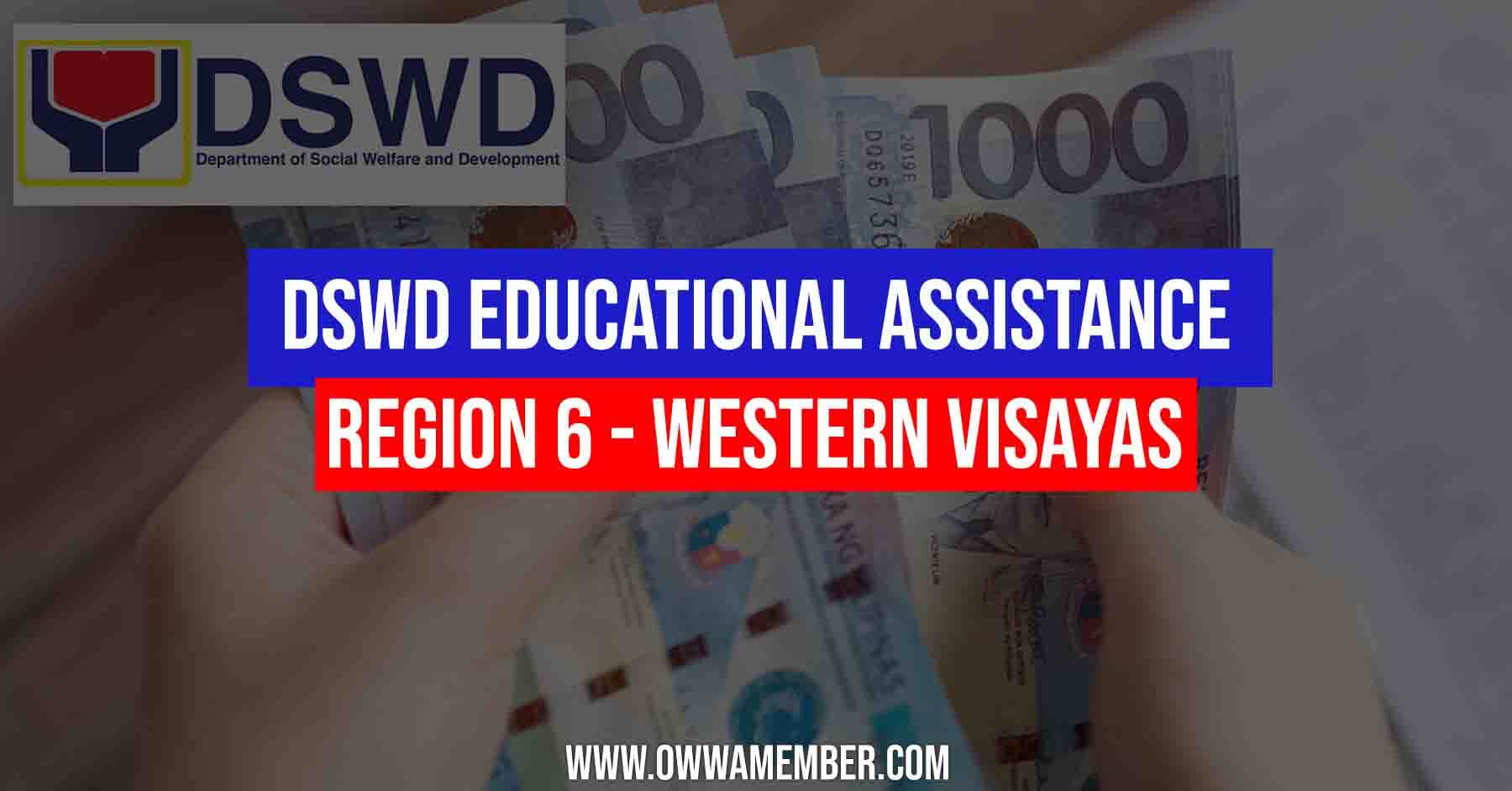 dswd region 6 educational cash assistance for students western visayas