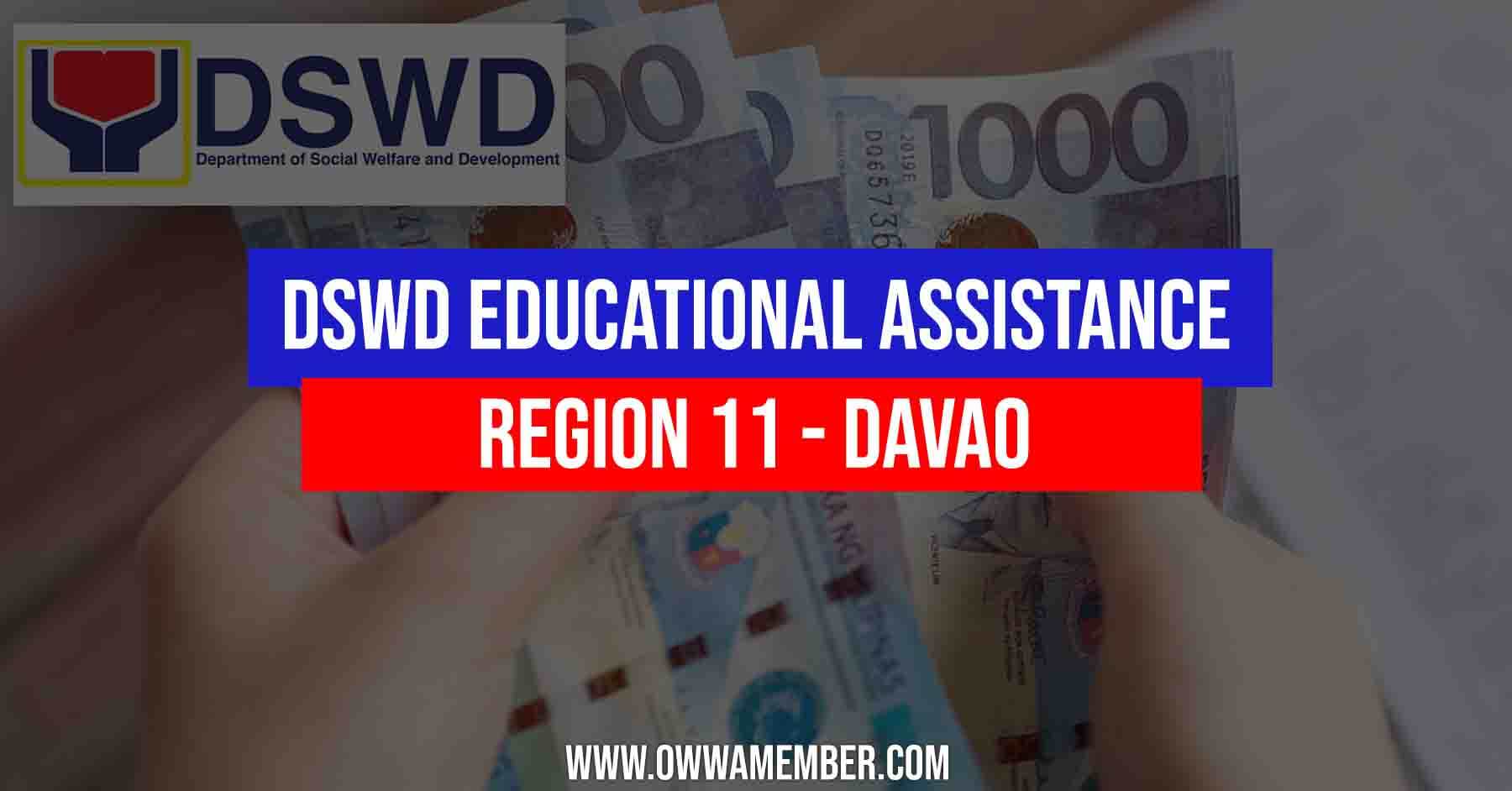 dswd davao educational cash assistance region 11