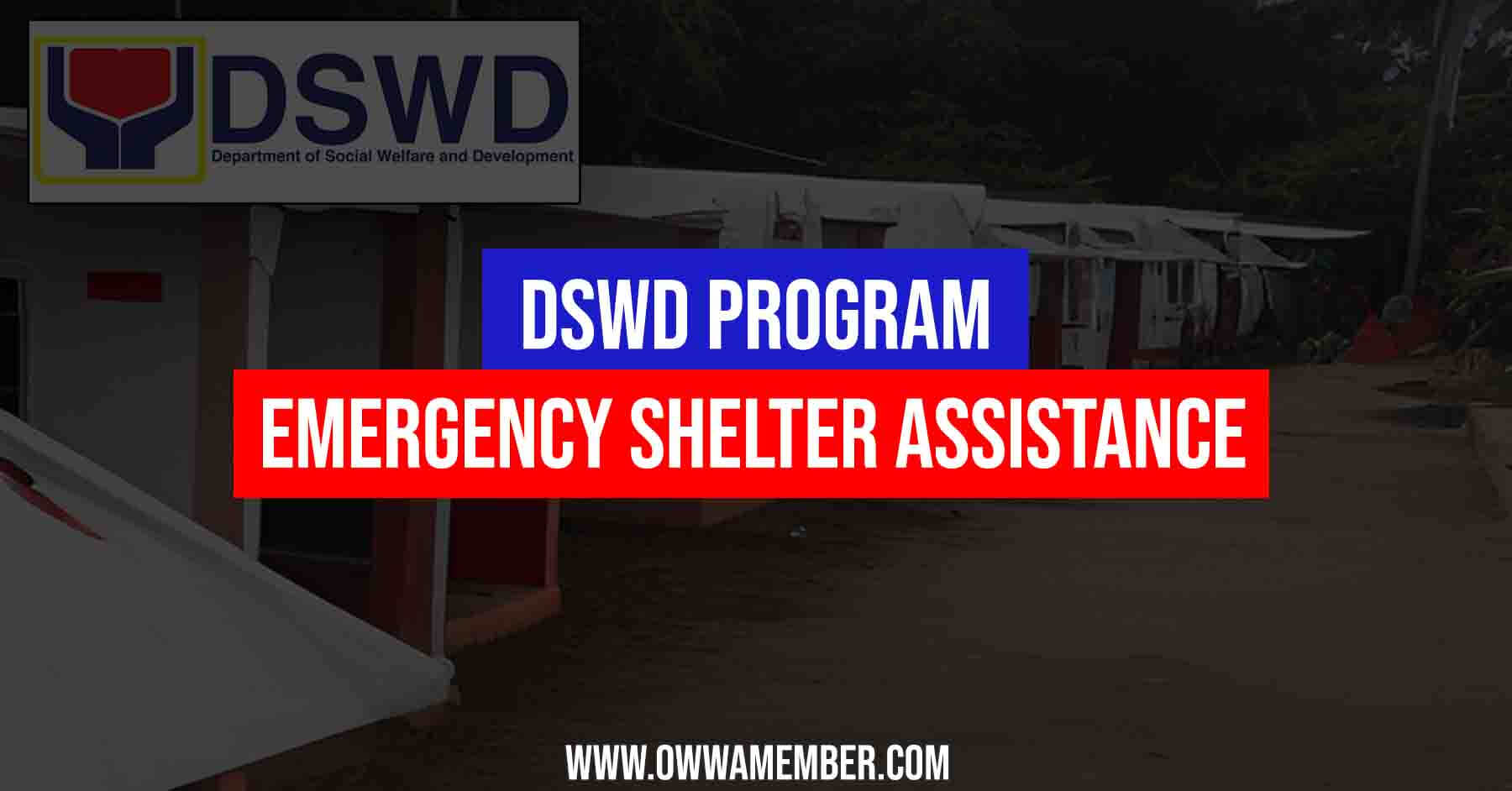 dswd emergency shelter assistance housing program