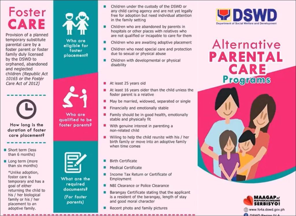 DSWD Foster Care Program Process and Requirements OWWA Member