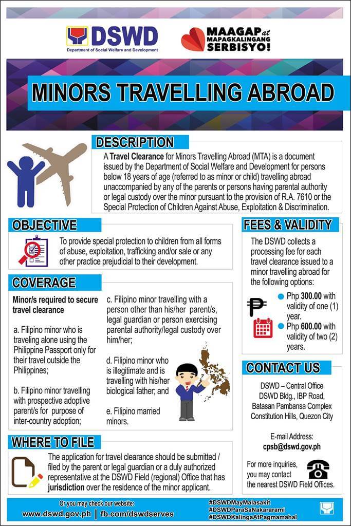dswd minors travelling abroad