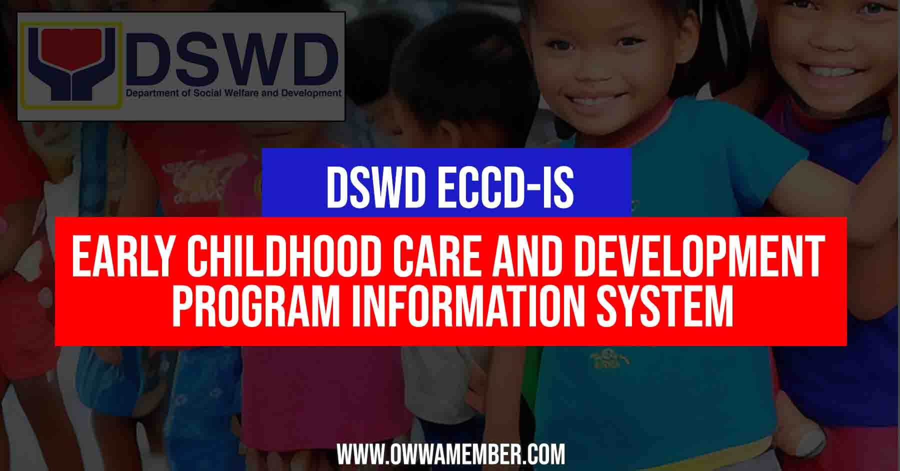 DSWD early childhood care and development information system