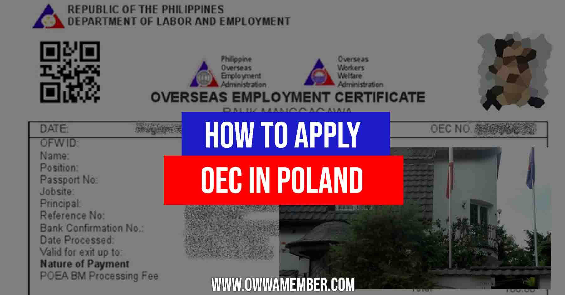 oec overseas employment certificate balik manggagawa poland