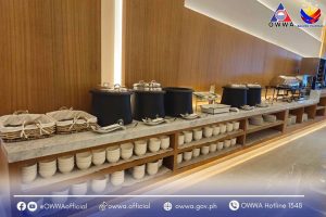 OFW Lounge NAIA Terminal 3 food buffet