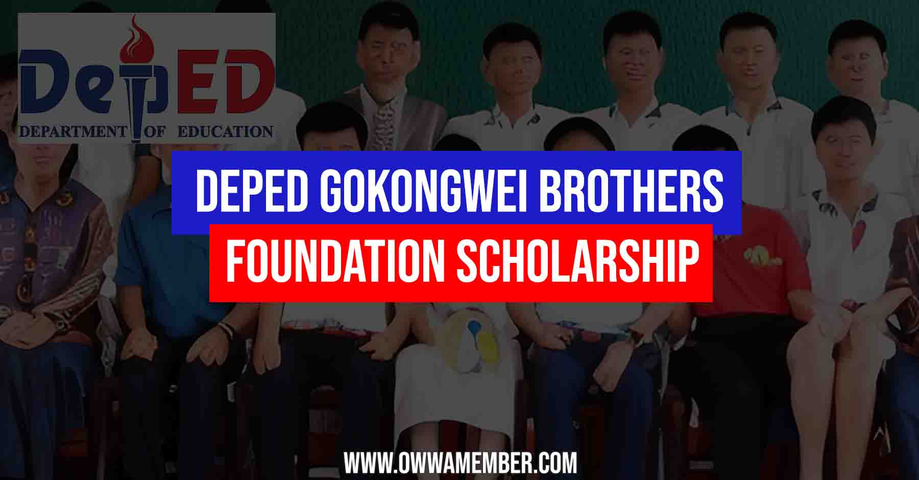 deped gokongwei brothers foundation scholarship