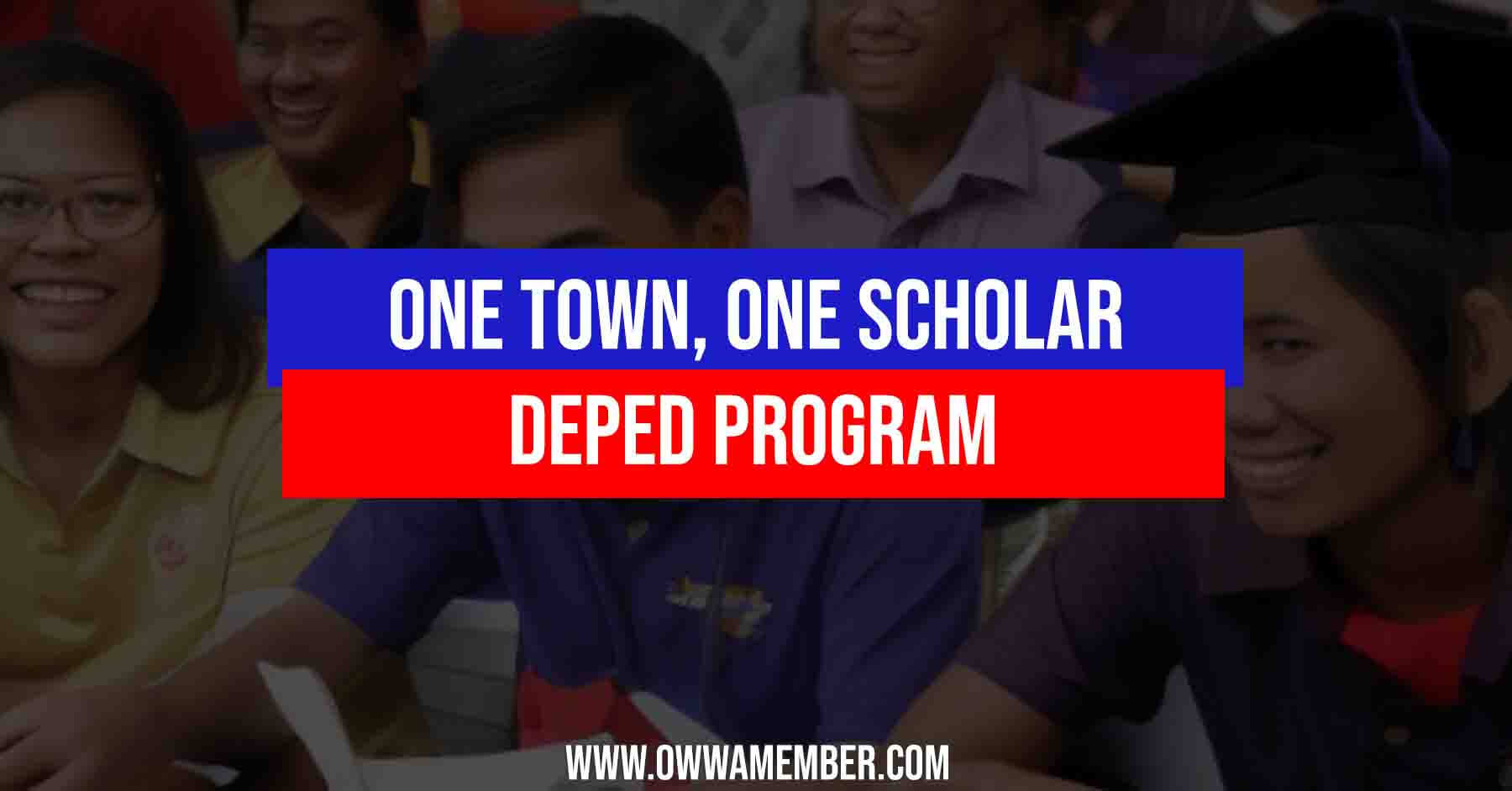 deped one town one scholar program
