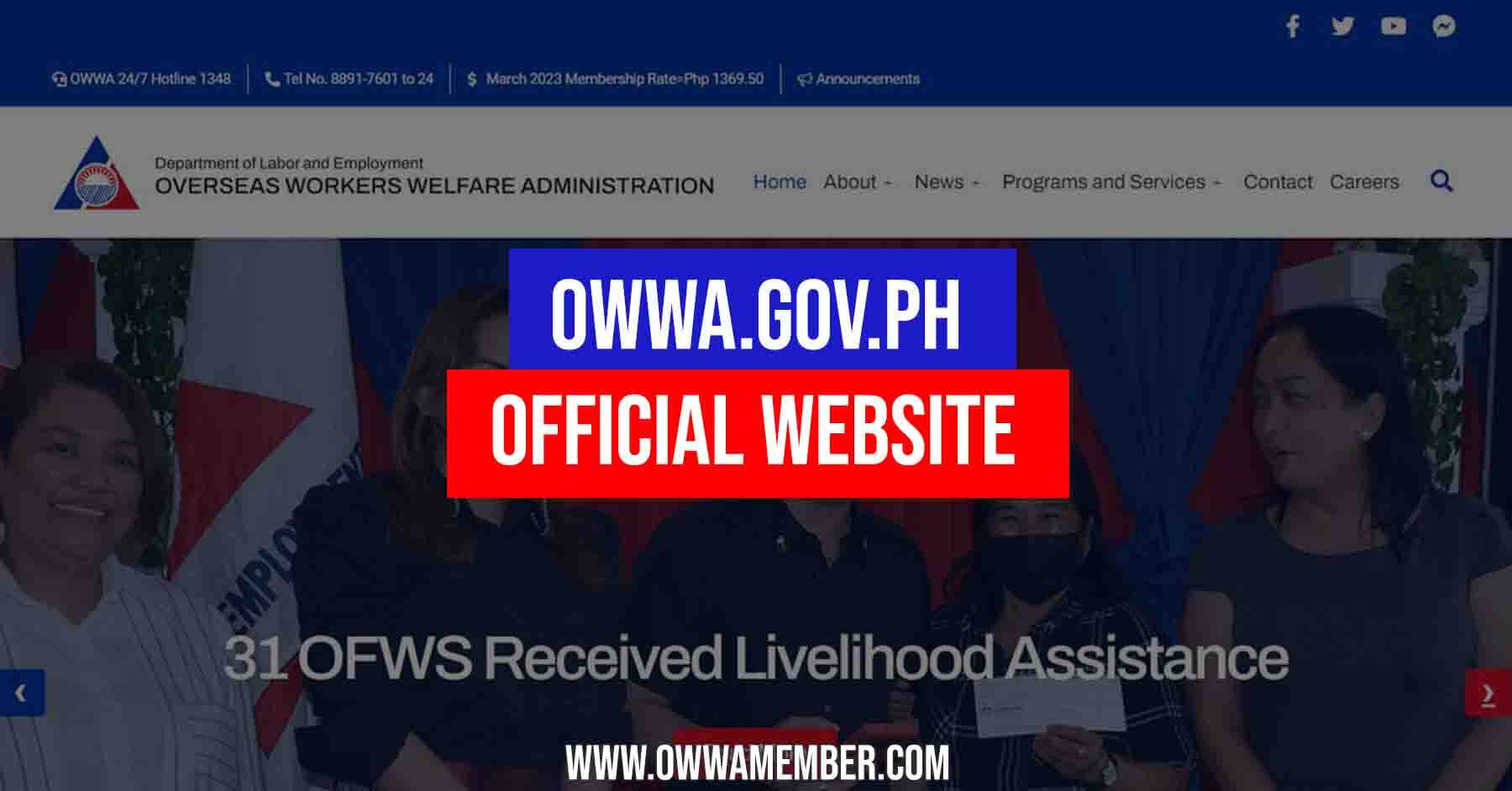 owwa.gov.ph official website of owwa