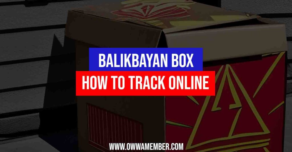 How to Track Balikbayan Box Cargo Delivery Online | OWWA Member