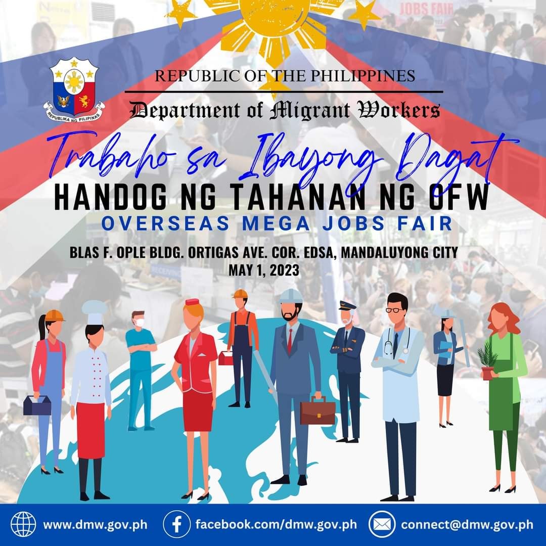 overseas mega jobs fair dmw blas f ople building