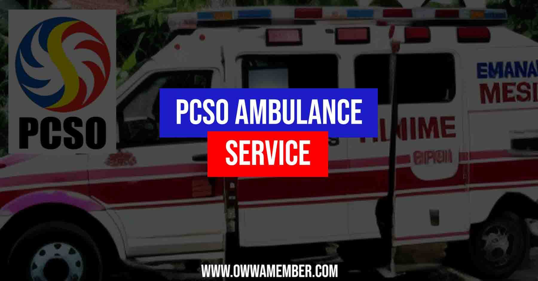 pcso ambulance service