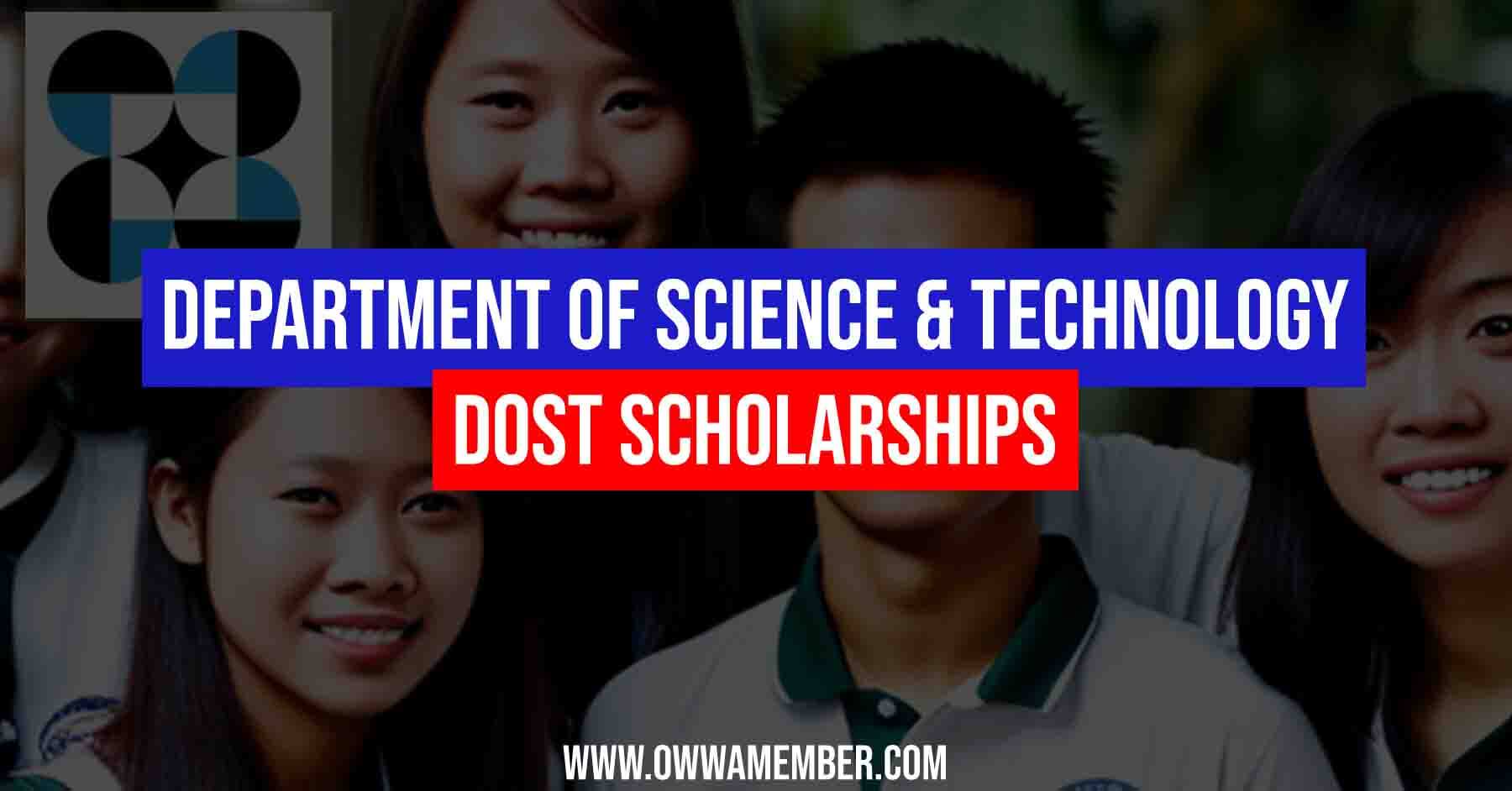 list of dost scholarships