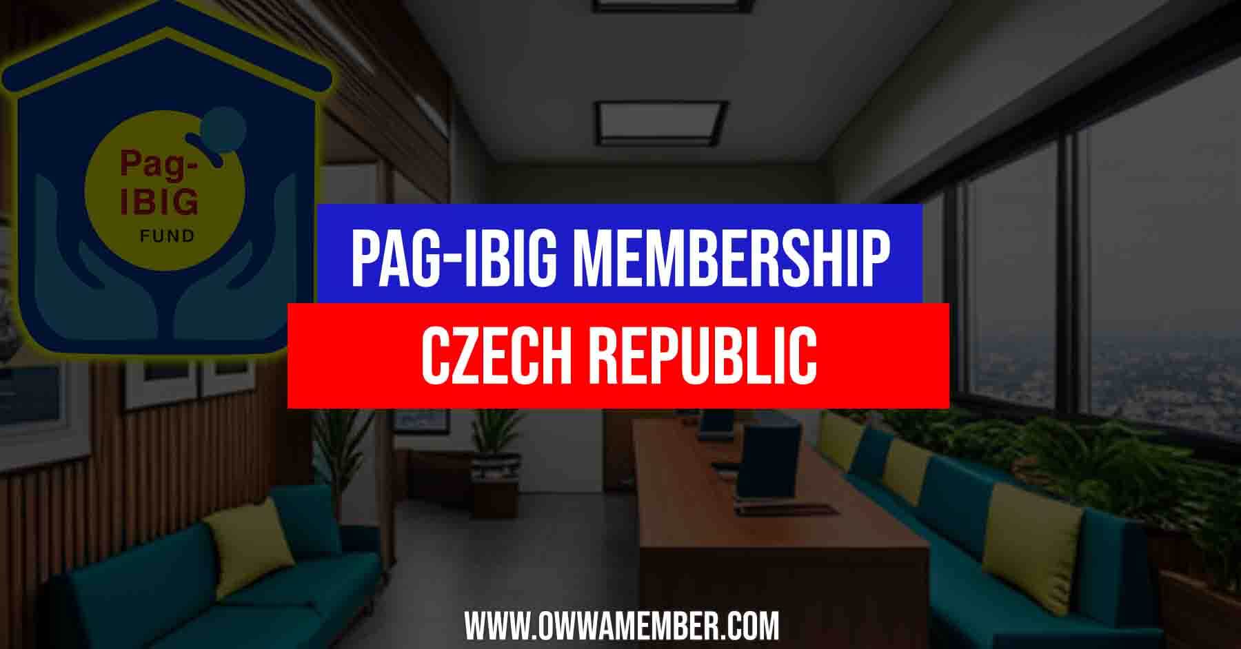 pagibig membership application in czech republic