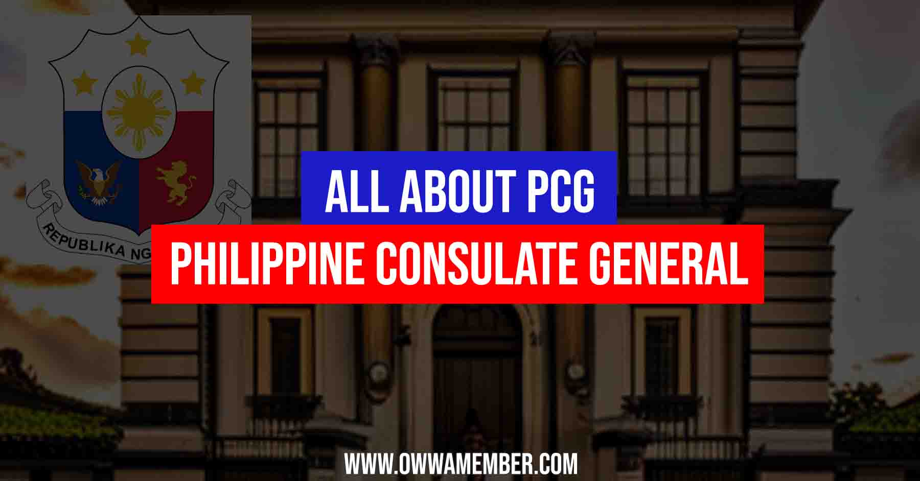 philippine consulate general pcg office purpose functions responsibilities
