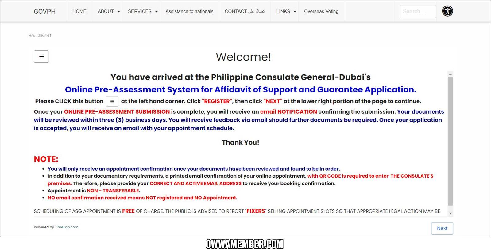 affidavit of support guarantee dubai online appointment