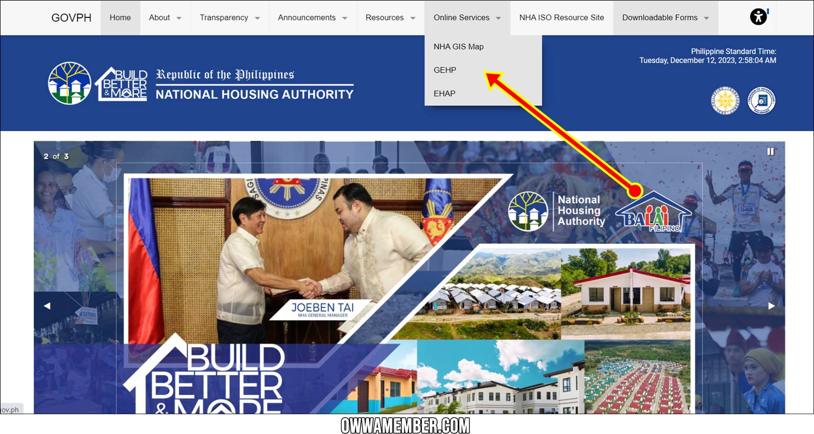how to apply for nha ofw housing project