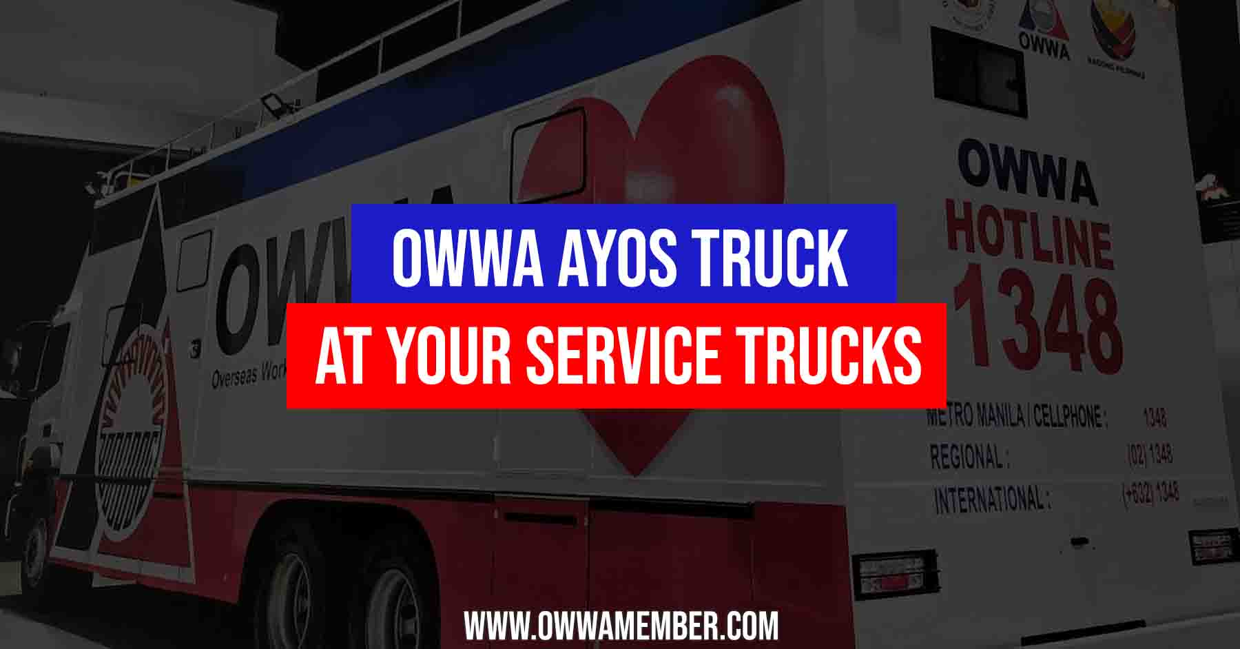 owwa ayos truck launched at your service