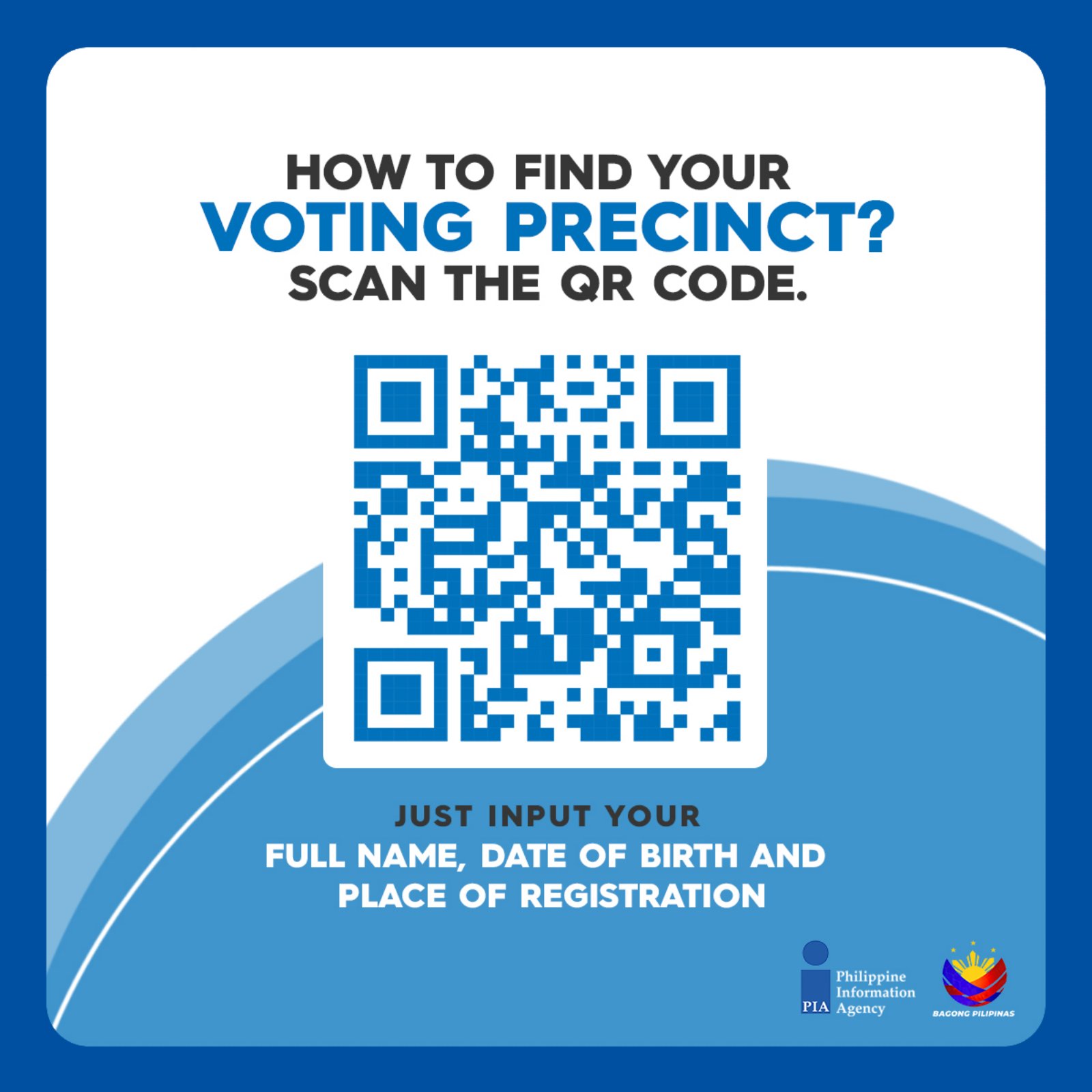 qr code for voting precinct number search comelec