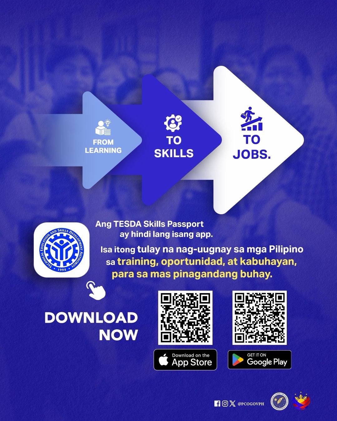 tesda skills passport how to download