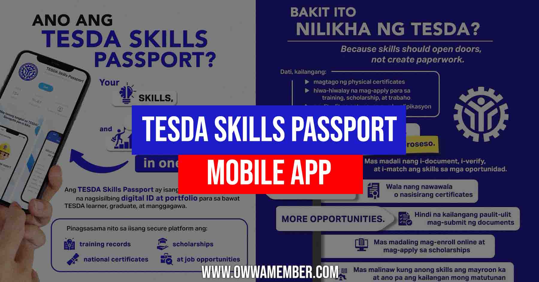 tesda skills passport mobile app launched